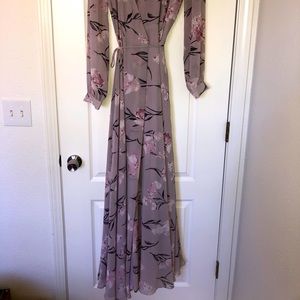 Lulu’s long sleeve maxi dress